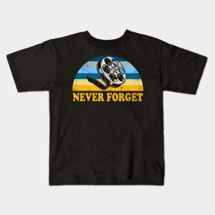 Never Forget Cinema Kids T-Shirt